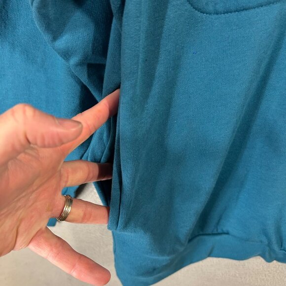 Casual Joe Men's Size XL Full Zip Jacket Turquoise EUC - Picture 4 of 9